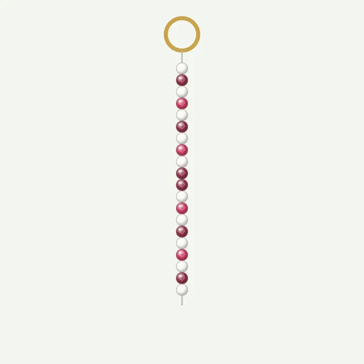 Berry: beaded bag charm ideas