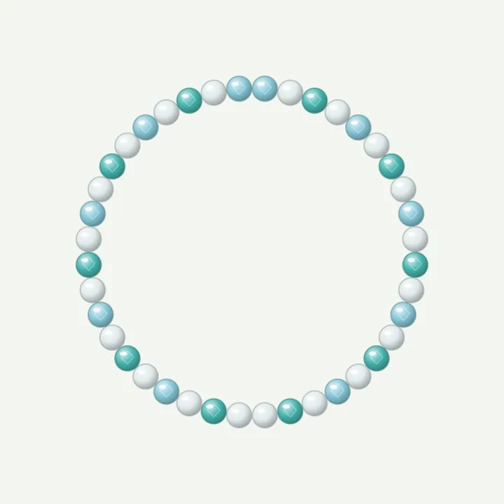 Sea glass: beaded anklet ideas