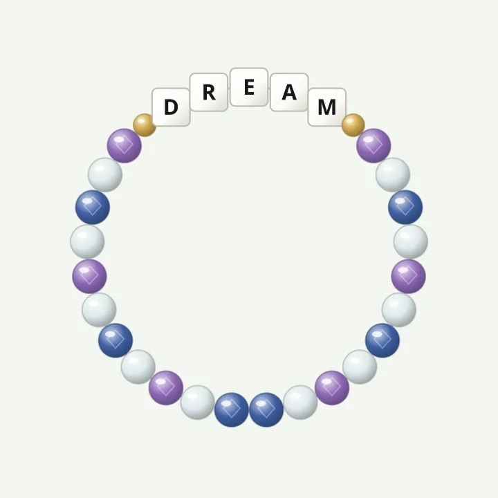 Dream: bracelet word ideas