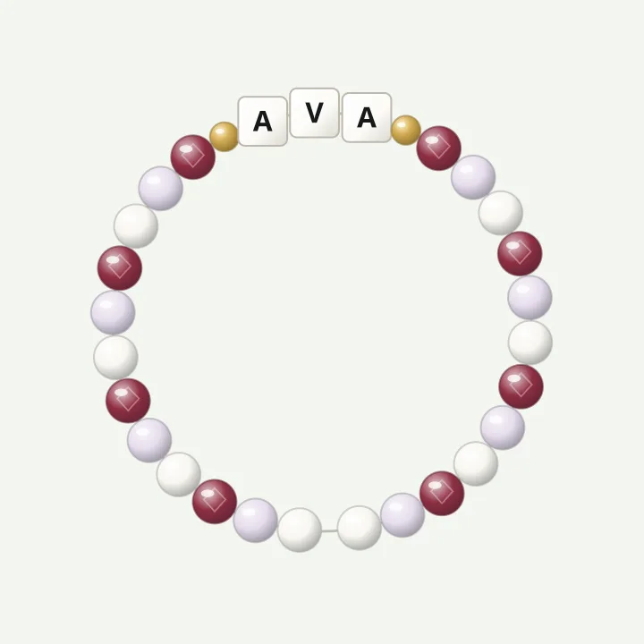Berry stack: clay bead bracelet ideas