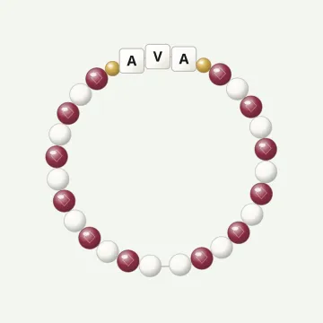 January birthstone bracelet