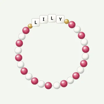 July birthstone bracelet