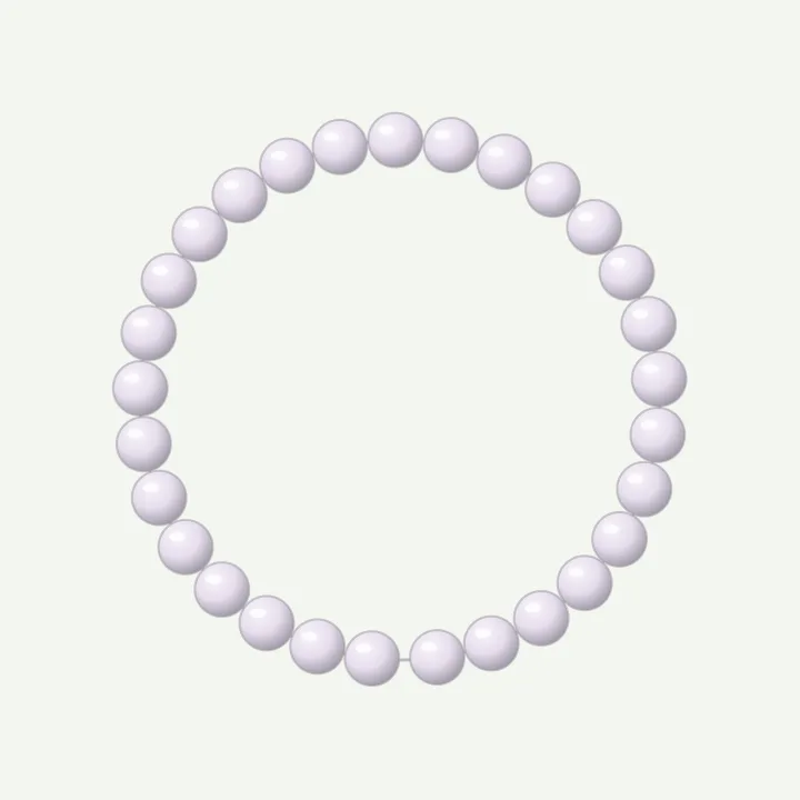 All opal: opal-colour bead bracelet design
