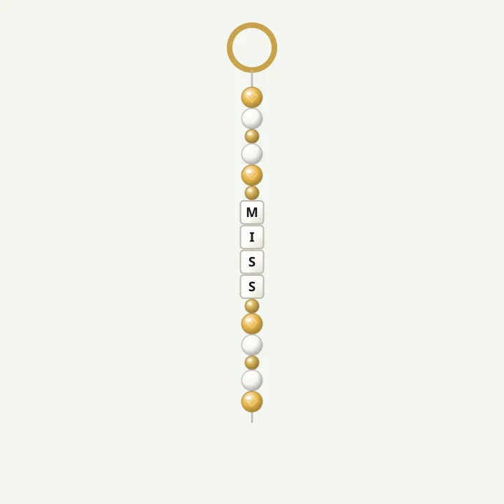 Gold and white: personalized teacher gifts